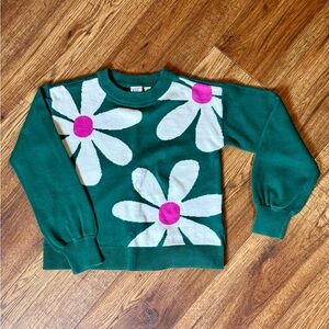 Gap Kids Floral Knit Sweater
